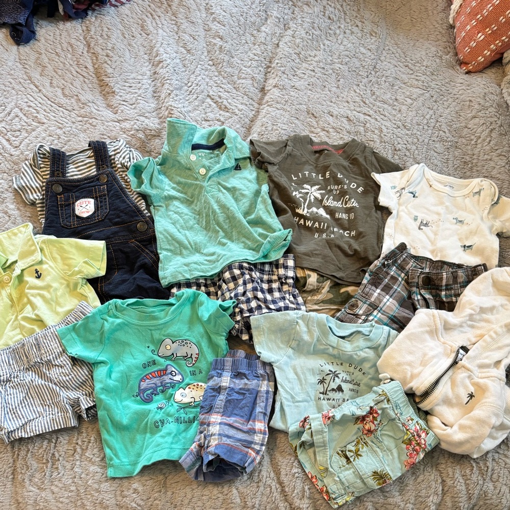 Carter's boys bundle 3 month summer- 7 matching sets